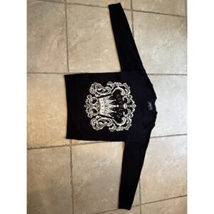 Royalty by Maluma Men's Relaxed-Fit Birdseye Jacquard Logo Sweater Size Small